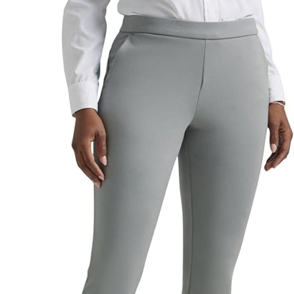 Lee Women's Petite Ultra Lux Mid Rise Slim Fit Ankle Pant